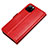 Leather Case Stands Flip Cover L01 Holder for Apple iPhone 11 Pro Max Red