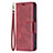 Leather Case Stands Flip Cover L01 Holder for Apple iPhone 13 Red