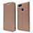 Leather Case Stands Flip Cover L01 Holder for Asus Zenfone Max Plus M1 ZB570TL Rose Gold