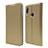 Leather Case Stands Flip Cover L01 Holder for Asus Zenfone Max Pro M2 ZB631KL Gold