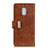 Leather Case Stands Flip Cover L01 Holder for Asus ZenFone V500KL Brown