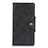 Leather Case Stands Flip Cover L01 Holder for BQ Vsmart joy 1 Plus Black