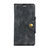 Leather Case Stands Flip Cover L01 Holder for HTC U12 Life Black