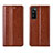 Leather Case Stands Flip Cover L01 Holder for Huawei Enjoy Z 5G Orange