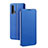 Leather Case Stands Flip Cover L01 Holder for Huawei Nova 6 5G Blue