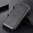 Leather Case Stands Flip Cover L01 Holder for Huawei P Smart (2020) Black