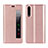 Leather Case Stands Flip Cover L01 Holder for Huawei P20 Pro Rose Gold