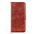Leather Case Stands Flip Cover L01 Holder for LG K51 Brown