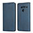 Leather Case Stands Flip Cover L01 Holder for LG V50 ThinQ 5G Blue