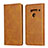 Leather Case Stands Flip Cover L01 Holder for LG V50 ThinQ 5G Orange