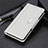 Leather Case Stands Flip Cover L01 Holder for Motorola Moto E7 (2020) White