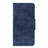 Leather Case Stands Flip Cover L01 Holder for Motorola Moto Edge Blue