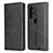 Leather Case Stands Flip Cover L01 Holder for Motorola Moto Edge Plus Black