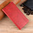 Leather Case Stands Flip Cover L01 Holder for Motorola Moto One Zoom Red