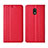 Leather Case Stands Flip Cover L01 Holder for Nokia 1.3 Red