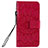 Leather Case Stands Flip Cover L01 Holder for Nokia 2.3 Red