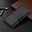 Leather Case Stands Flip Cover L01 Holder for Nokia 3.4 Black