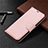Leather Case Stands Flip Cover L01 Holder for Nokia 3.4 Rose Gold