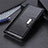 Leather Case Stands Flip Cover L01 Holder for Nokia 5.3 Black