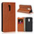 Leather Case Stands Flip Cover L01 Holder for OnePlus 7 Orange