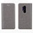 Leather Case Stands Flip Cover L01 Holder for OnePlus 8 Pro Gray