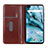 Leather Case Stands Flip Cover L01 Holder for OnePlus Nord
