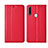 Leather Case Stands Flip Cover L01 Holder for Oppo A31 Red