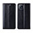 Leather Case Stands Flip Cover L01 Holder for Oppo A72 5G Black
