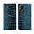 Leather Case Stands Flip Cover L01 Holder for Oppo K7x 5G Blue