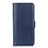 Leather Case Stands Flip Cover L01 Holder for Realme 5 Pro Blue
