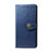 Leather Case Stands Flip Cover L01 Holder for Realme 5i Blue