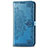 Leather Case Stands Flip Cover L01 Holder for Realme 6i Blue