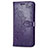 Leather Case Stands Flip Cover L01 Holder for Realme 6i Purple