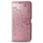 Leather Case Stands Flip Cover L01 Holder for Realme 6i Rose Gold