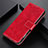 Leather Case Stands Flip Cover L01 Holder for Realme 6s Red