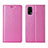 Leather Case Stands Flip Cover L01 Holder for Realme Q2 Pro 5G Pink