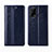 Leather Case Stands Flip Cover L01 Holder for Realme V5 5G Navy Blue