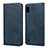 Leather Case Stands Flip Cover L01 Holder for Samsung Galaxy A10 Blue