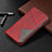 Leather Case Stands Flip Cover L01 Holder for Samsung Galaxy A31 Red