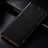 Leather Case Stands Flip Cover L01 Holder for Samsung Galaxy A81 Black