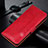 Leather Case Stands Flip Cover L01 Holder for Samsung Galaxy M21 Red