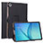 Leather Case Stands Flip Cover L01 Holder for Samsung Galaxy Tab S5e 4G 10.5 SM-T725 Black