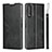 Leather Case Stands Flip Cover L01 Holder for Sony Xperia 10 II Black