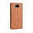 Leather Case Stands Flip Cover L01 Holder for Sony Xperia 8 Lite Orange