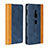 Leather Case Stands Flip Cover L01 Holder for Sony Xperia XZ2 Blue