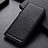 Leather Case Stands Flip Cover L01 Holder for Vivo Y20s Black