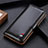 Leather Case Stands Flip Cover L01 Holder for Vivo Y70 (2020) Black