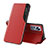 Leather Case Stands Flip Cover L01 Holder for Xiaomi Mi 12S Pro 5G Red