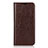 Leather Case Stands Flip Cover L01 Holder for Xiaomi Mi 9 Brown