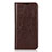 Leather Case Stands Flip Cover L01 Holder for Xiaomi Mi 9 Pro 5G Brown